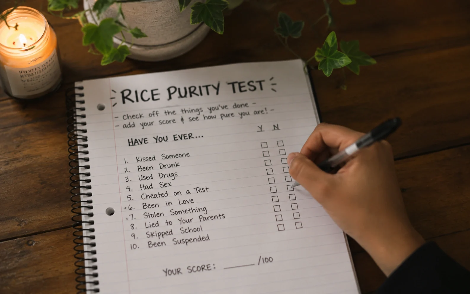 What Is a Rice Purity Test